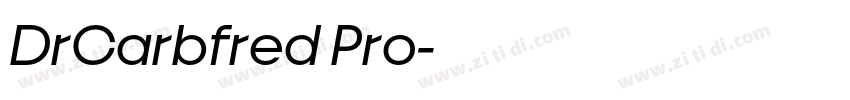 DrCarbfred Pro字体转换